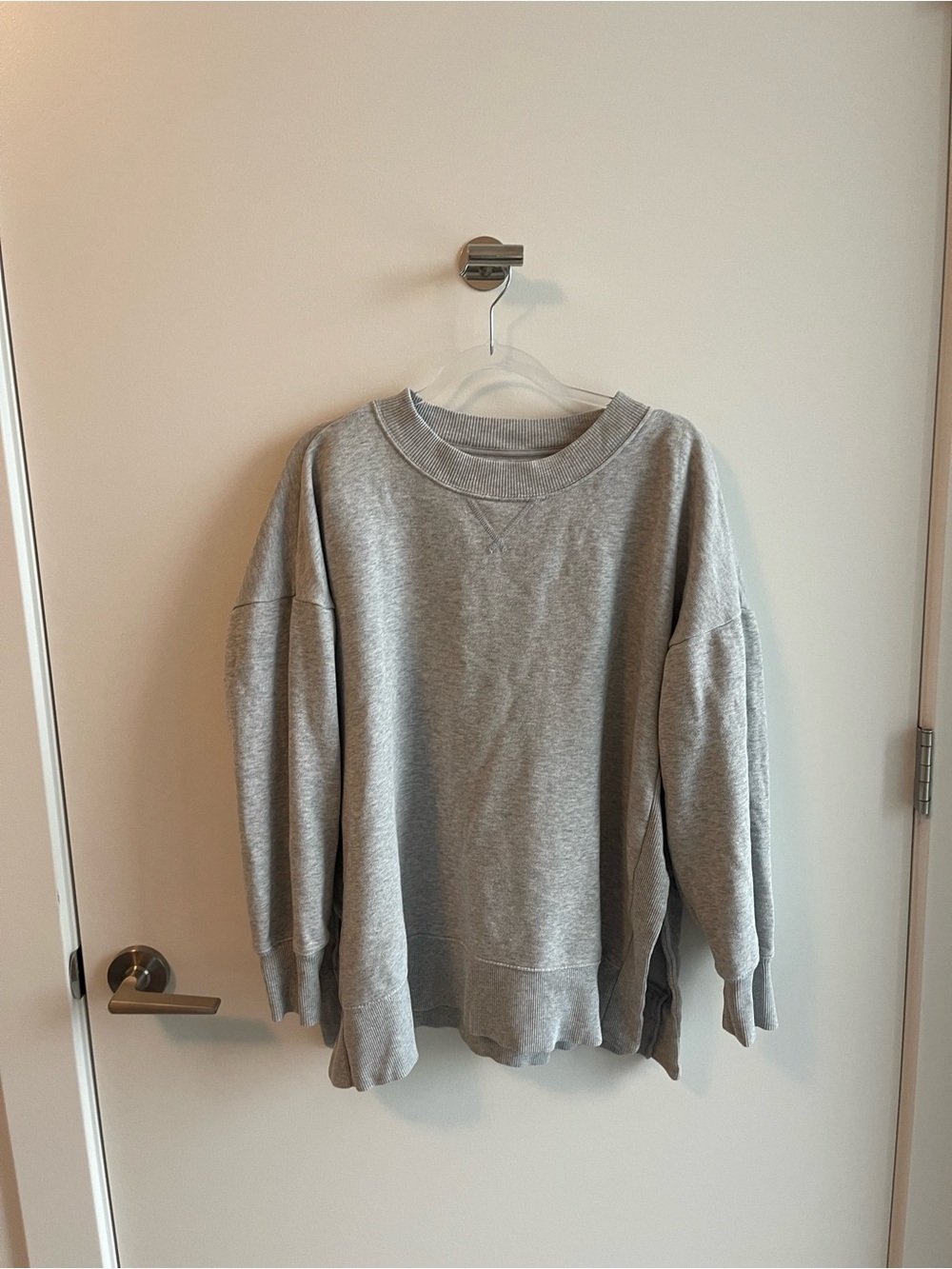 Aerie Casual Crewneck Sweatshirt - Gray